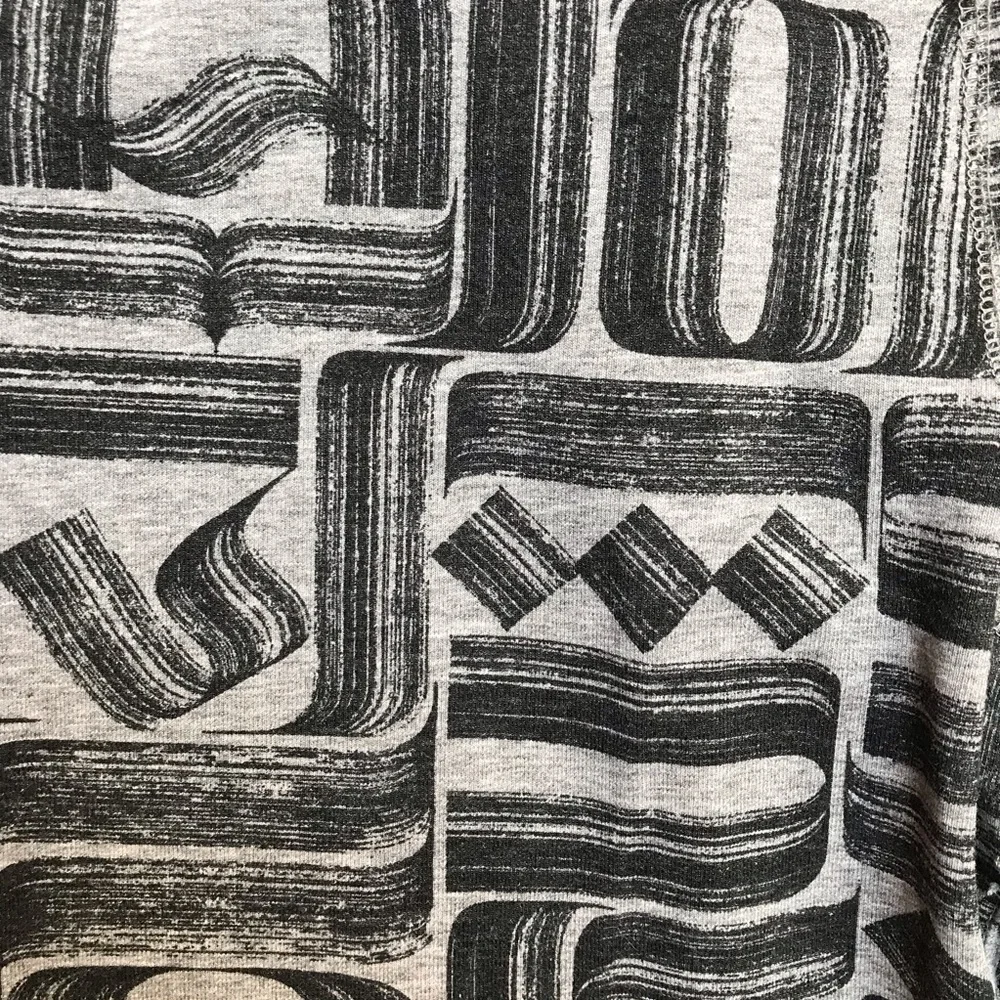 Nike Grey Black Cotton Leggings, EUC, M - Picture 3 of 10